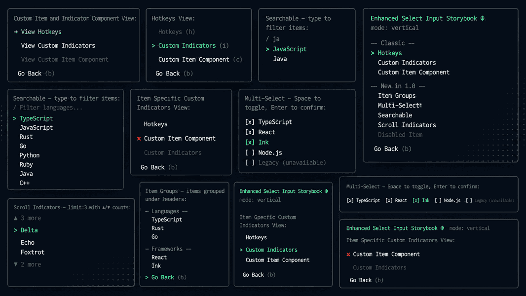 ink-enhanced-select-input 1.0 — headless hook, multi-select, search, and groups featured image