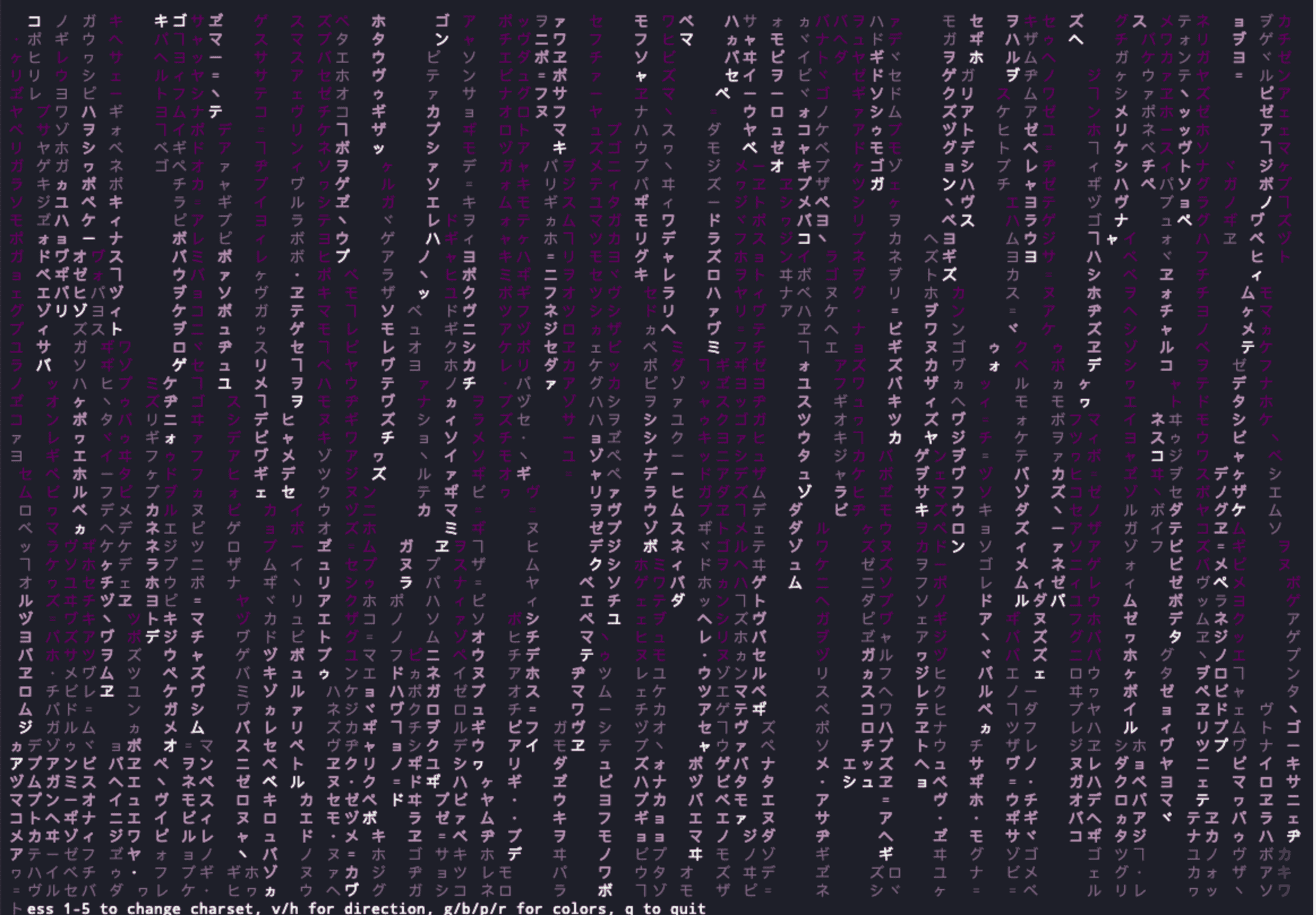 Japanese text in white and purple on black background.
