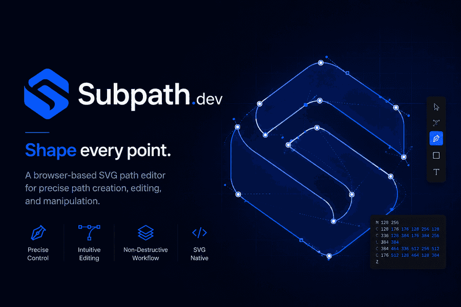 One Year In: How SVG Path Editor evolved into Subpath featured image