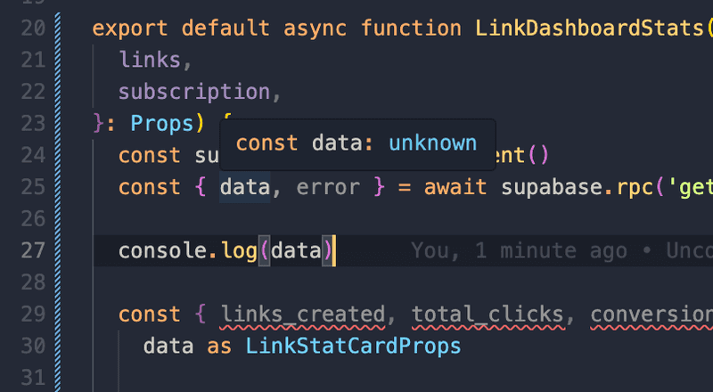 Featured image for Typing `Unknown` Supabase RPC Calls