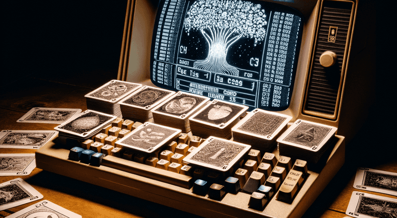 Featured image for Building Memory for the Terminal with ink-playing-cards library