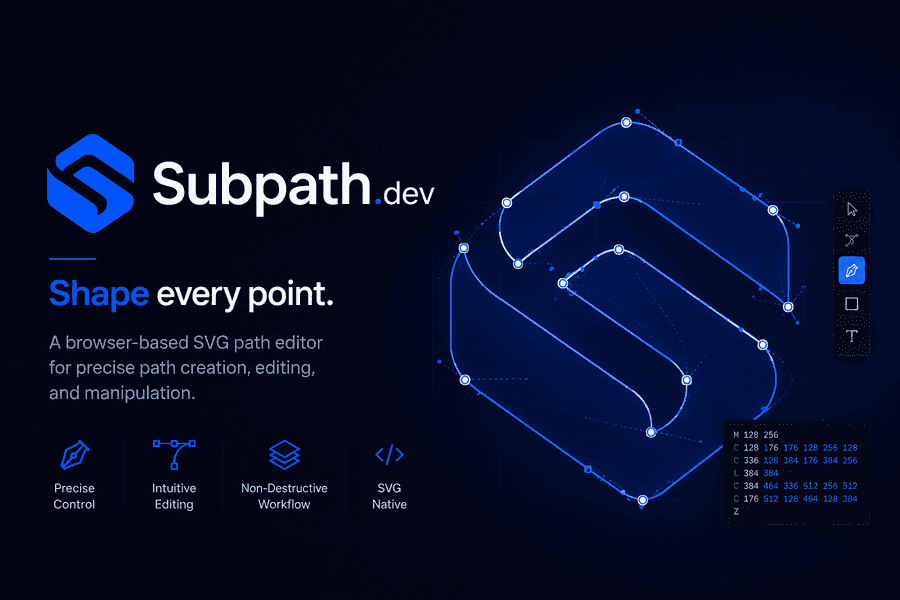 One Year In: How SVG Path Editor evolved into Subpath featured image