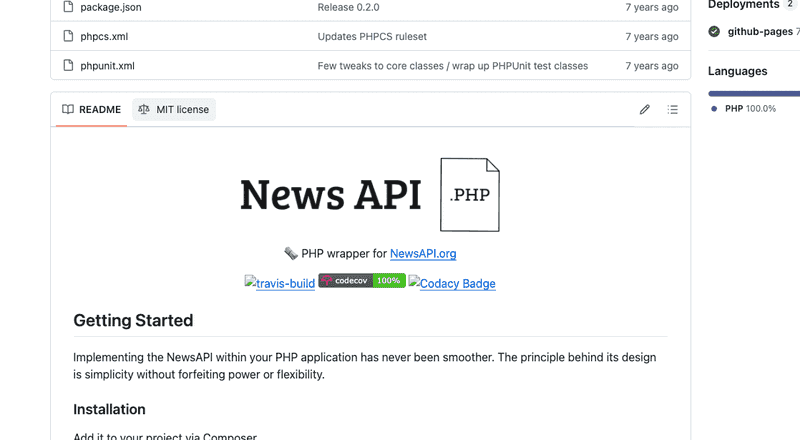 news api php file