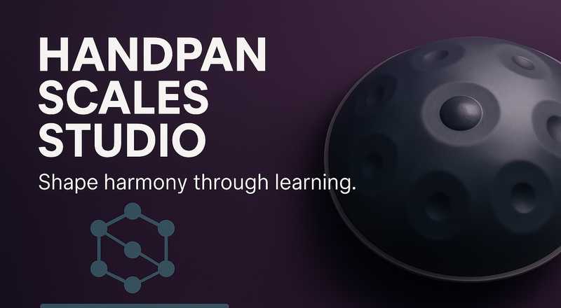 Handpan Scales Studio