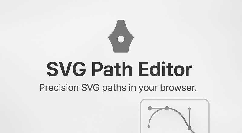 Featured image for Rolling my own SVG Path Editor