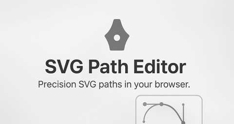 Featured image for Rolling my own SVG Path Editor