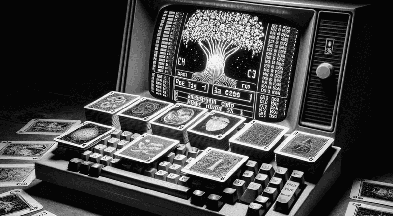 Featured image for Building Memory for the Terminal with ink-playing-cards library