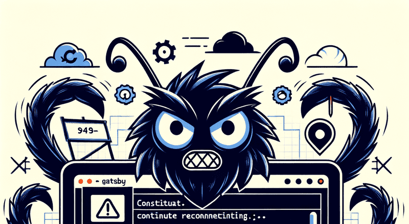 Featured image for Remember to close localhost tabs before GatsbyJS npm start