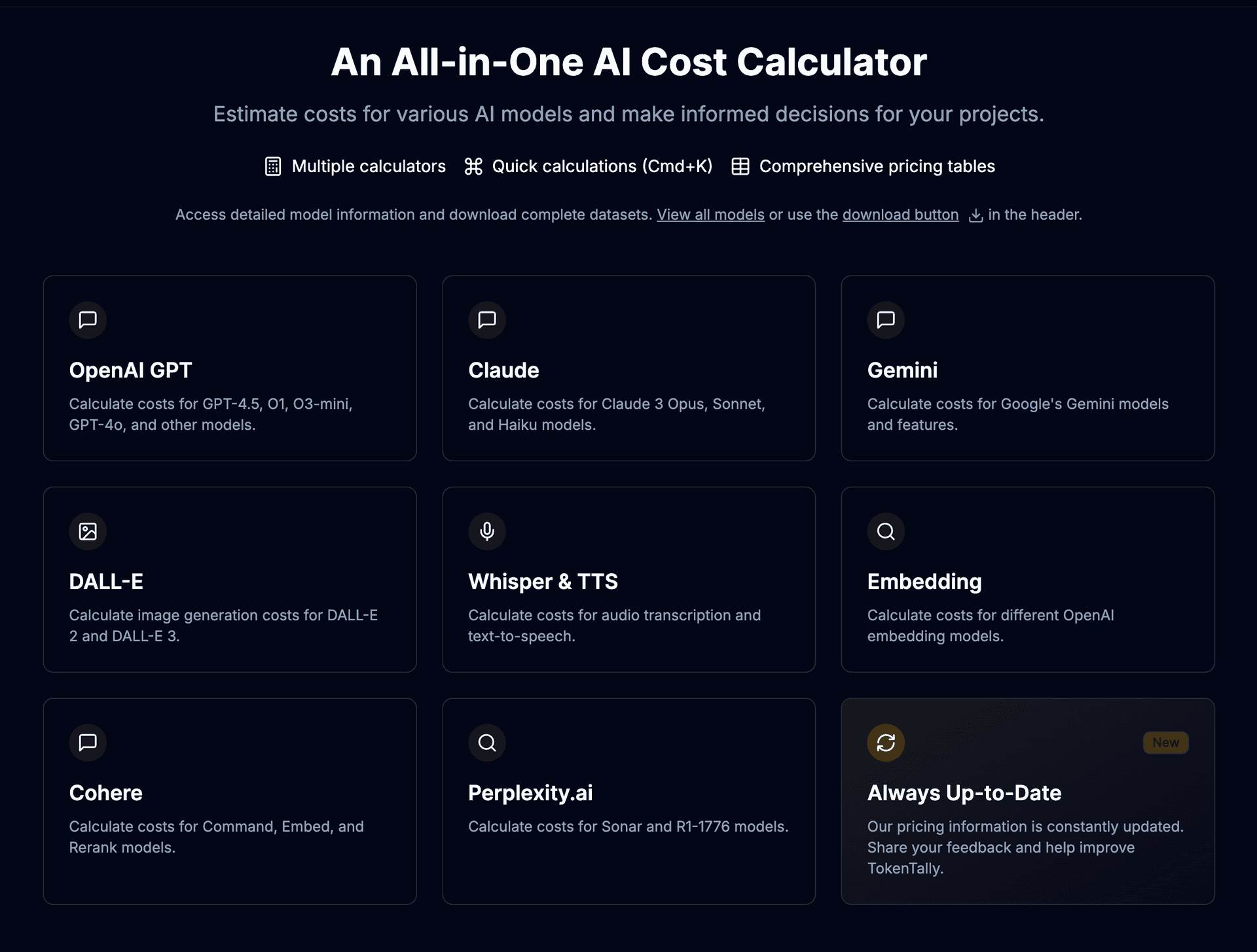 TokenTally — AI cost clarity
