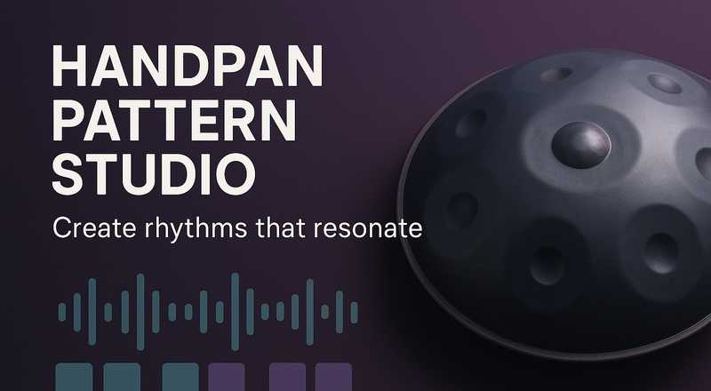 Handpan Pattern Studio